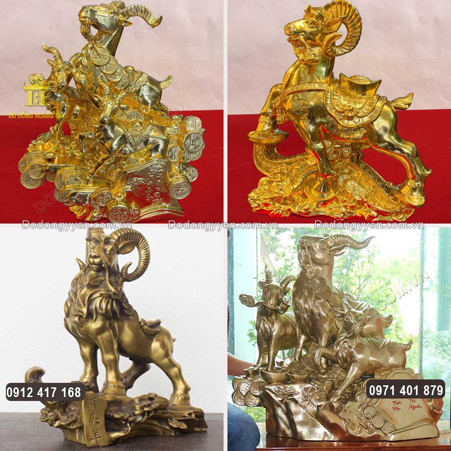 30 Mẫu Tượng Con Dê Phong Thủy Bằng Đồng Đẹp Tinh Xảo - Quà Tặng Cho Năm Đinh Mùi 2027
