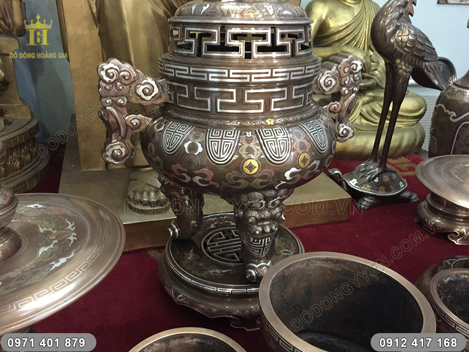 đồ thờ khảm ngũ sắc cao cấp