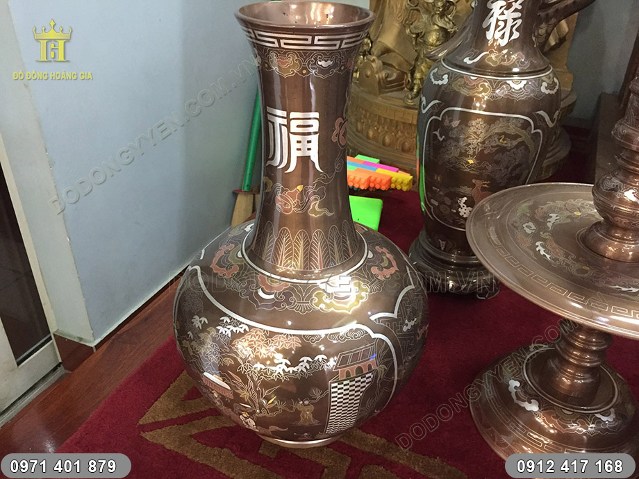 đồ thờ khảm ngũ sắc cao cấp