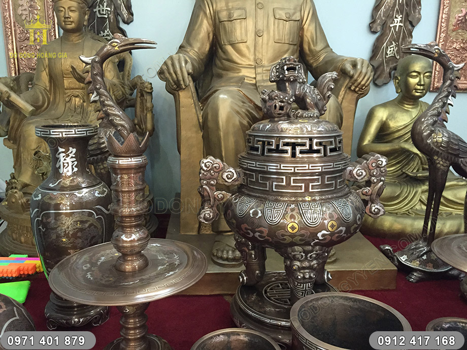 đồ thờ khảm ngũ sắc cao cấp