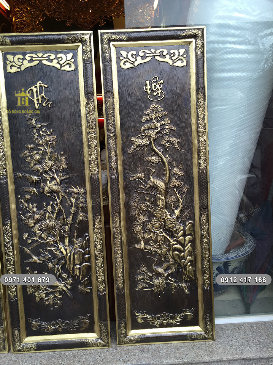 tranh đồng tứ qu&yacute; đẹp