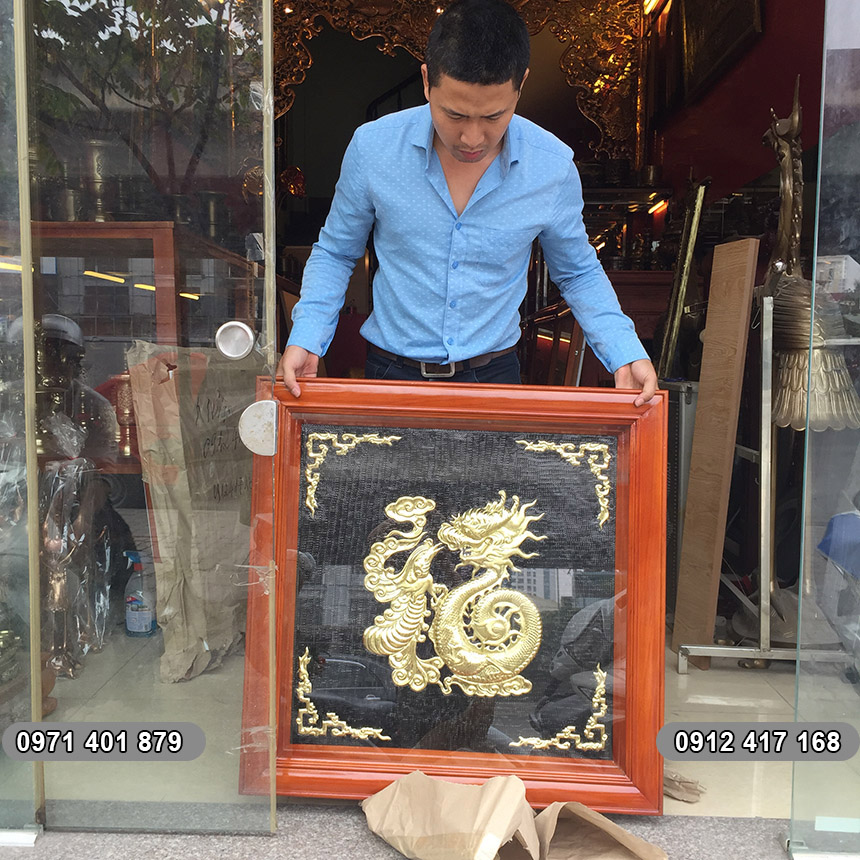 Bức Tranh Chữ Phúc Hóa Rồng Hàng Đặt