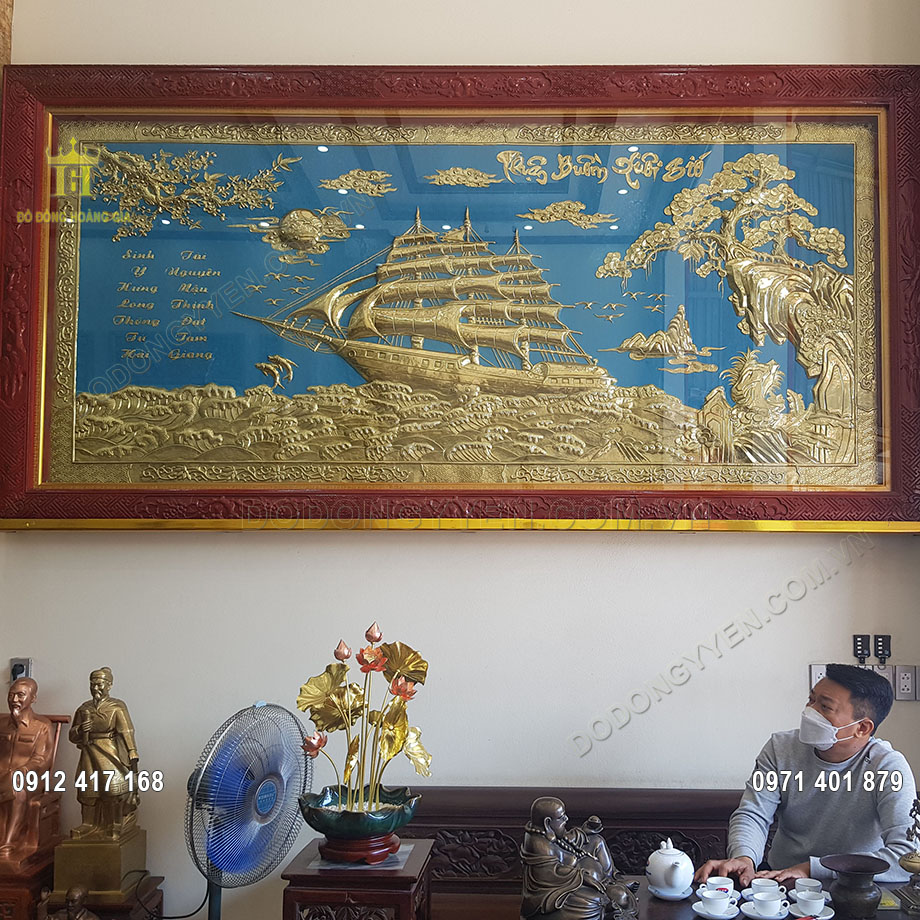Bức Tranh Đồng Thuận Buồm Xuôi Gió Đồng Vàng