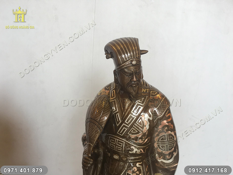 cặp tượng quan c&ocirc;ng khổng minh