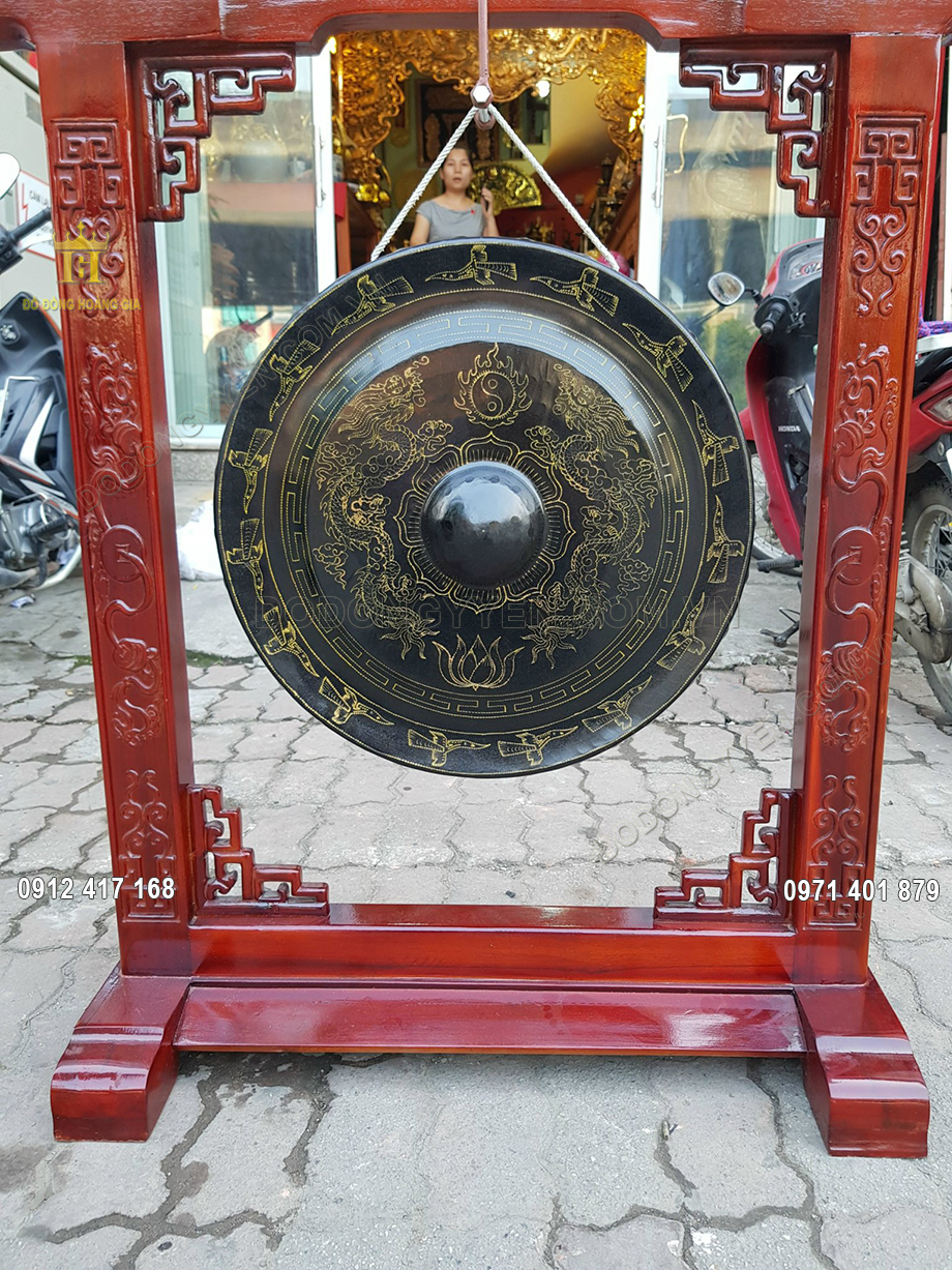 Chi&ecirc;ng Đồng Song Long Chầu Nguyệt 1M27