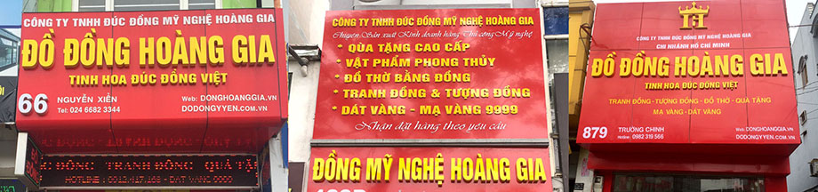 Địa chỉ cửa h&agrave;ng đồ đồng Ho&agrave;ng gia