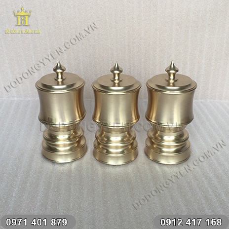 Bộ đài thờ bằng đồng đựng nước muối gạo đẹp Bộ đài thờ bằng đồng đựng nước muối gạo đẹp