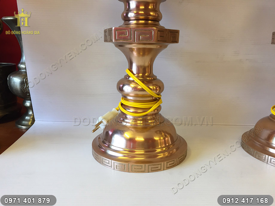 đ&egrave;n thờ đồng đỏ cao cấp