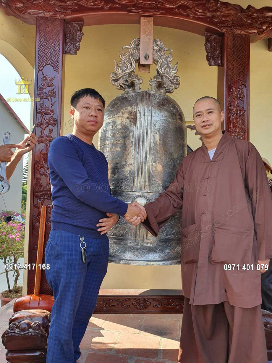 Đúc Chuông Đồng 500Kg Tại Chùa Tòng Hóa Hải Dương