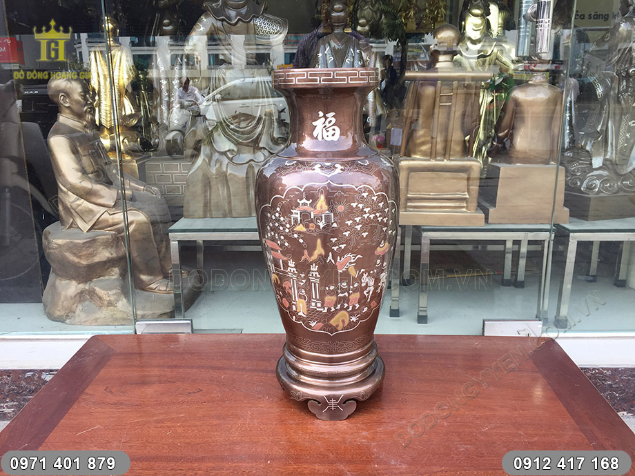 lọ lộc bình tam khí 66cm