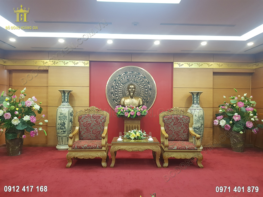 Mặt Trống Đồng V&agrave;ng Đ&uacute;c 1M27