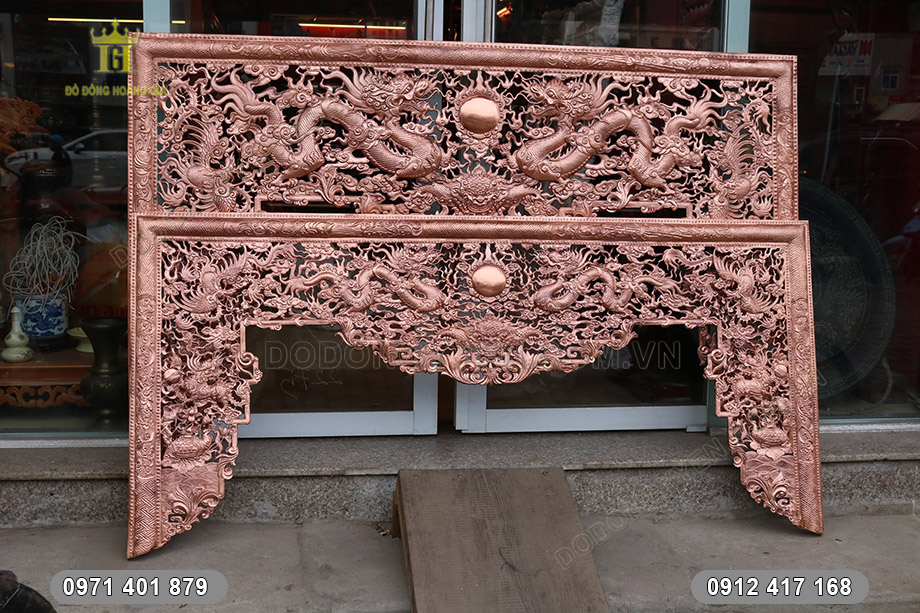 nhận làm cửa võng bằng đồng