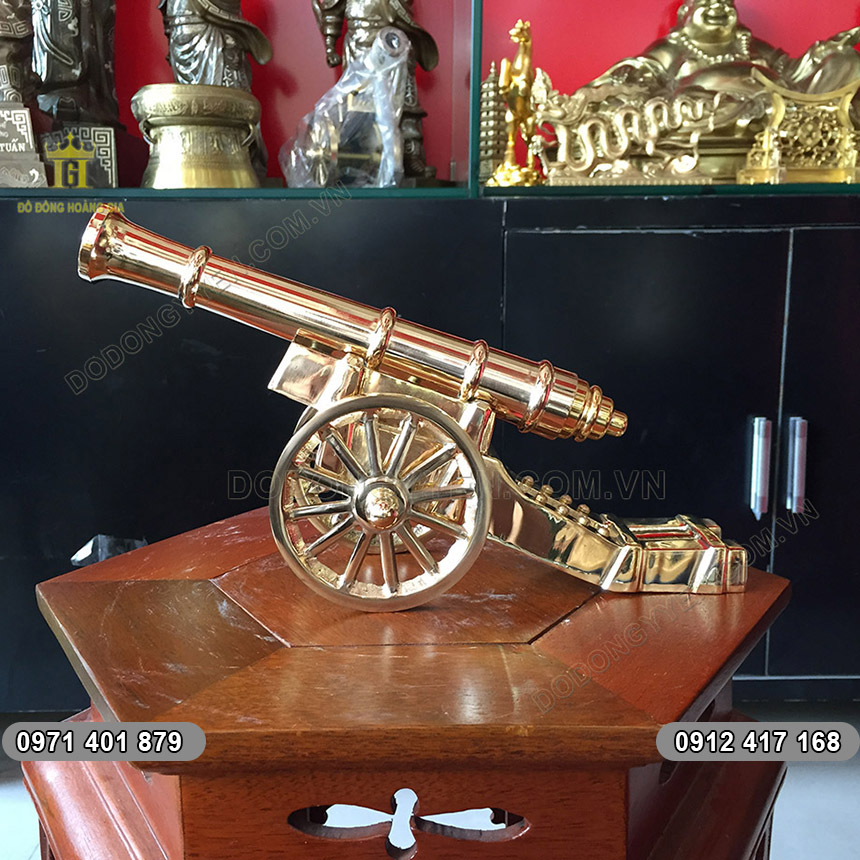 Pháo Thần Công Bằng Đồng Dài 30cm nặng 3kg