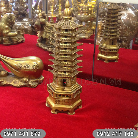 Tháp Văn Xương bằng đồng - Ý nghĩa phong thủy và cách dùng