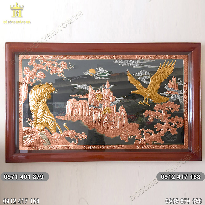 Tranh Đồng Anh Hùng Tương Ngộ Mạ Tam Khí