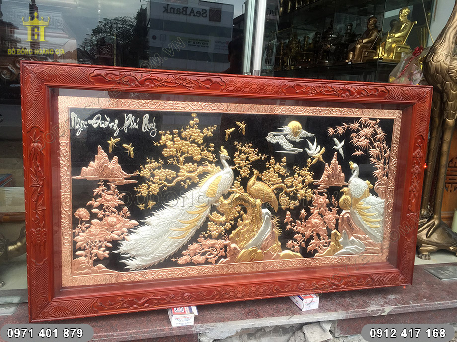 tranh đồng ngọc đường phú quý