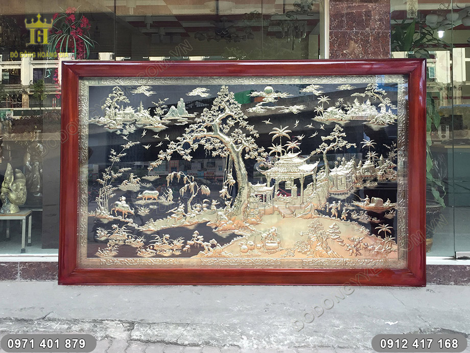 tranh phong cảnh đồng qu&ecirc; đẹp