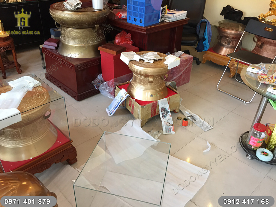 trống đồng nguy&ecirc;n bản