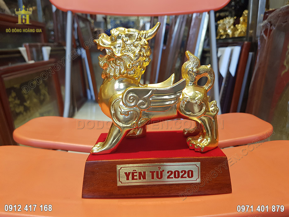 Tỳ Hưu D&aacute;t V&agrave;ng 9999 D&agrave;i 13Cm