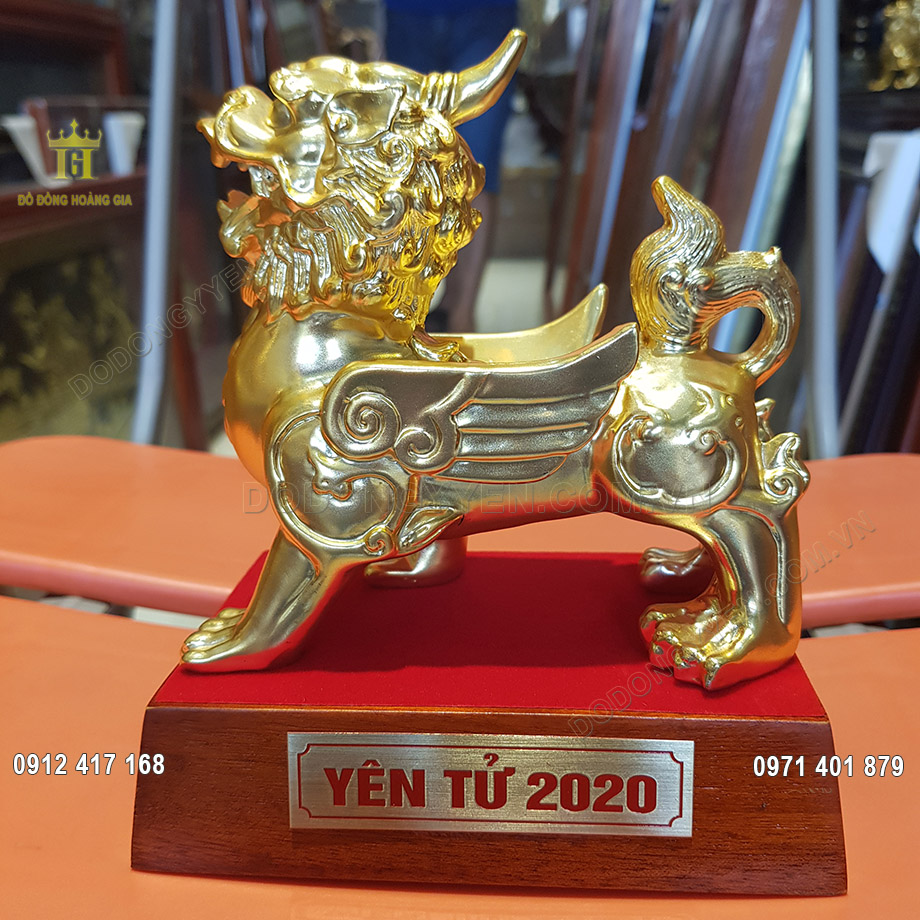Tỳ Hưu Dát Vàng 9999 Dài 13Cm