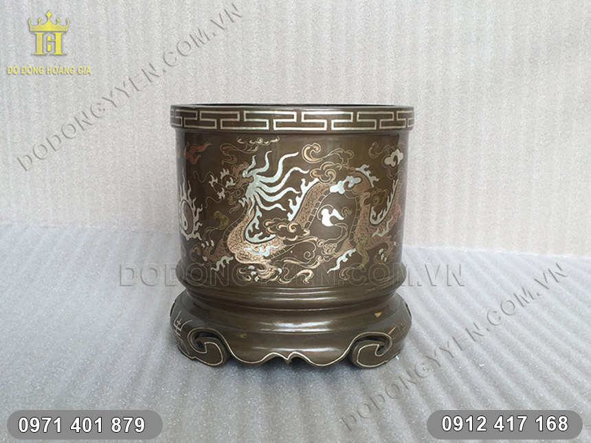 khảm bạc con rồng khảm bạc con rồng