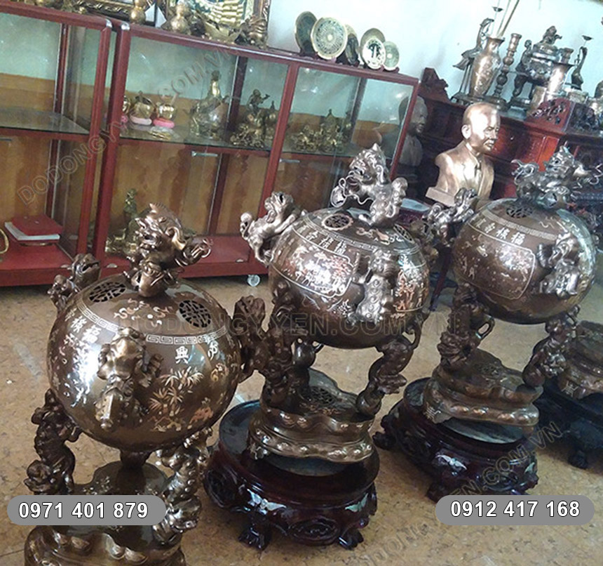 nhận đúc đỉnh thất lân theo yêu cầu đúc đỉnh thất lân