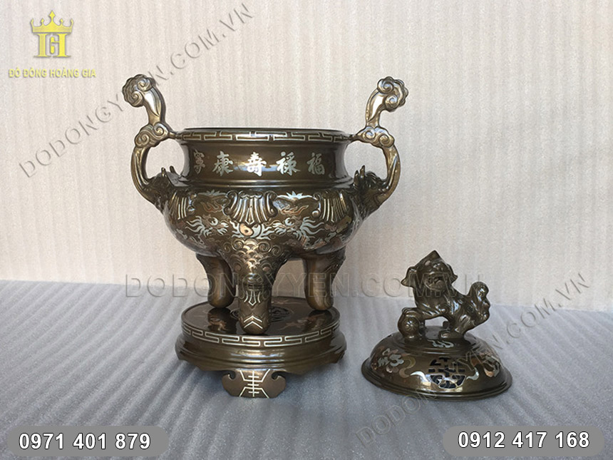 đỉnh khảm phúc lộc thọ khang ninh đỉnh khảm phúc lộc thọ khang ninh