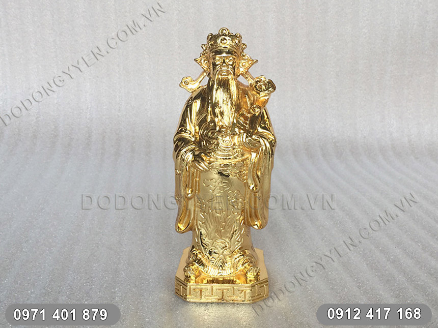 Tượng &ocirc;ng Lộc Mạ V&agrave;ng 24K