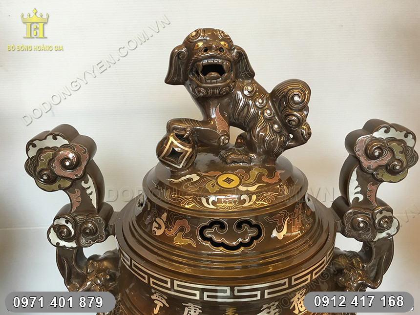 Bộ Đồ Thờ Ngũ Sự Bằng Đồng Ngũ Sắc Bộ Đồ Thờ Ngũ Sự Bằng Đồng Ngũ Sắc