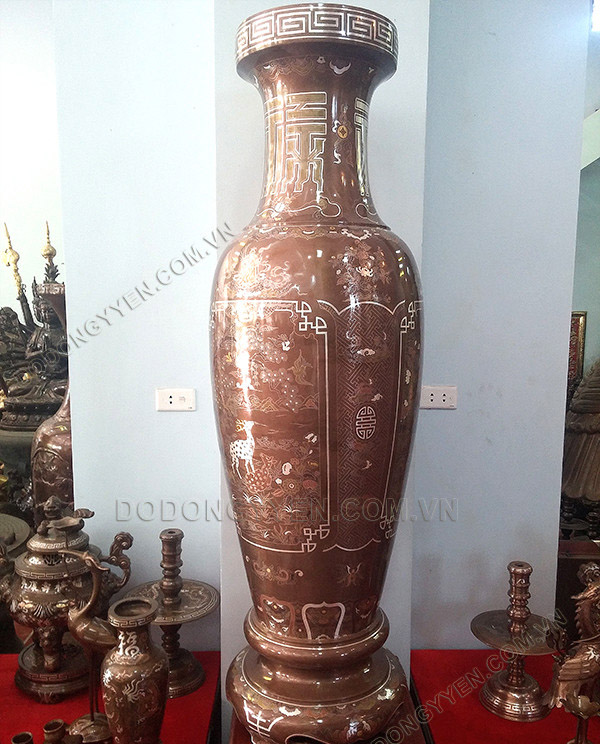 lọ hoa khảm ngũ sắc