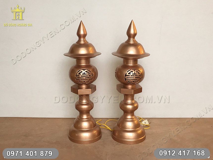 đèn thờ bằng đồng mẫu 1 đèn thờ bằng đồng mẫu 1