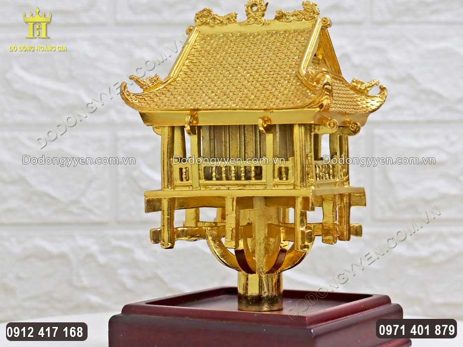 Phần mái được thiết kế theo hình đao cong