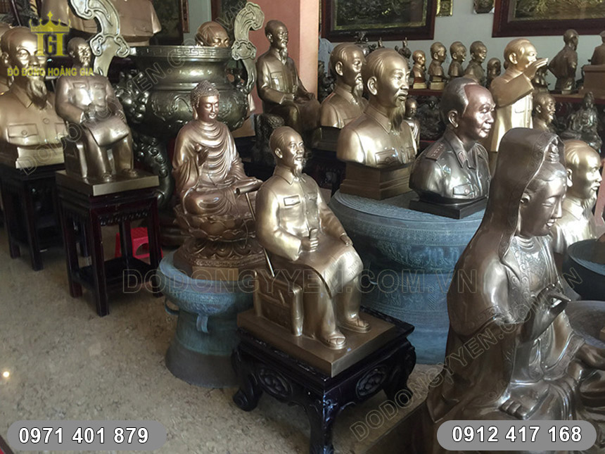 đ&uacute;c tượng đồng
