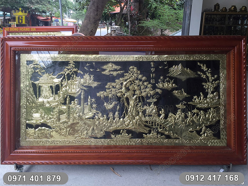 bức tranh vinh quy b&aacute;i tổ