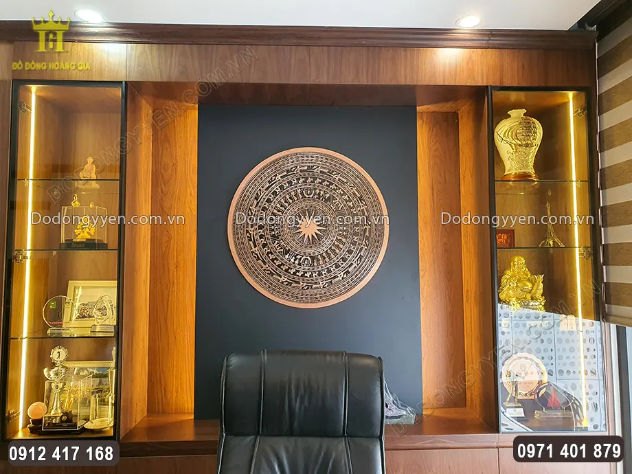 Mặt Trống Đồng Đỏ Đ&uacute;c H&agrave;ng Đặt Cao Cấp