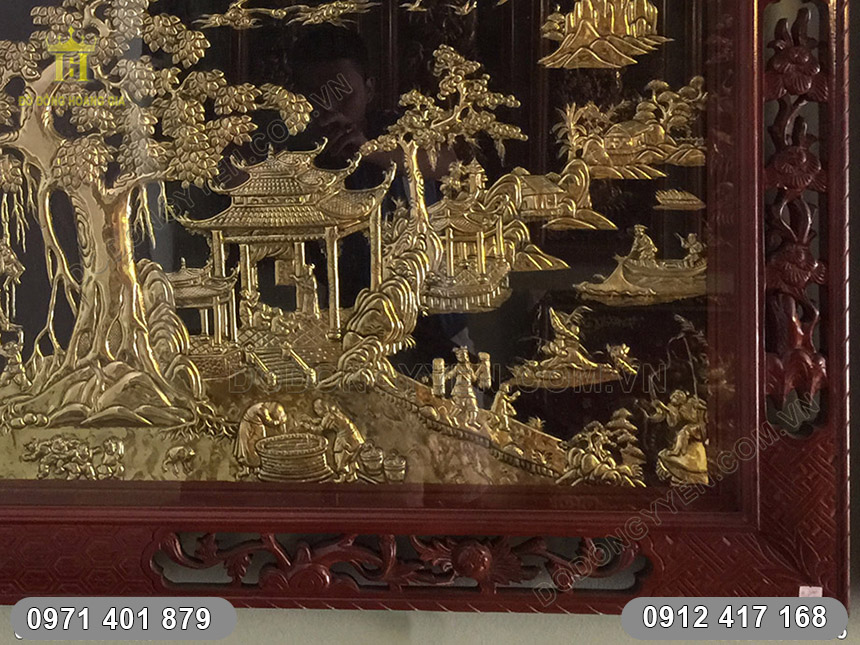 tranh đồng qu&ecirc; loại tốt
