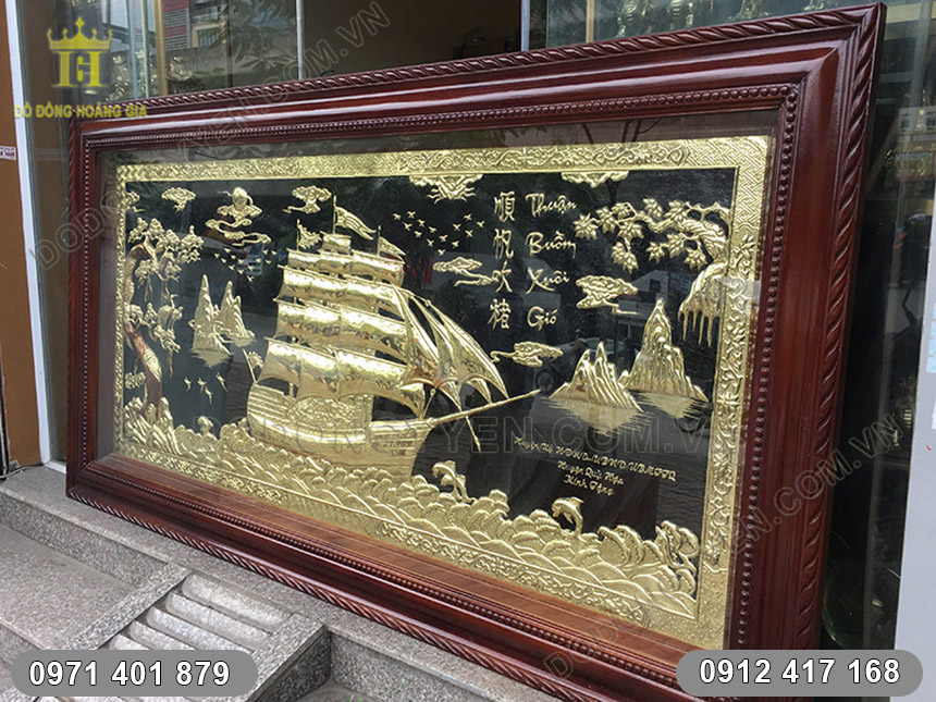 Tranh Đồng Thuận Buồm Xuôi Gió 5