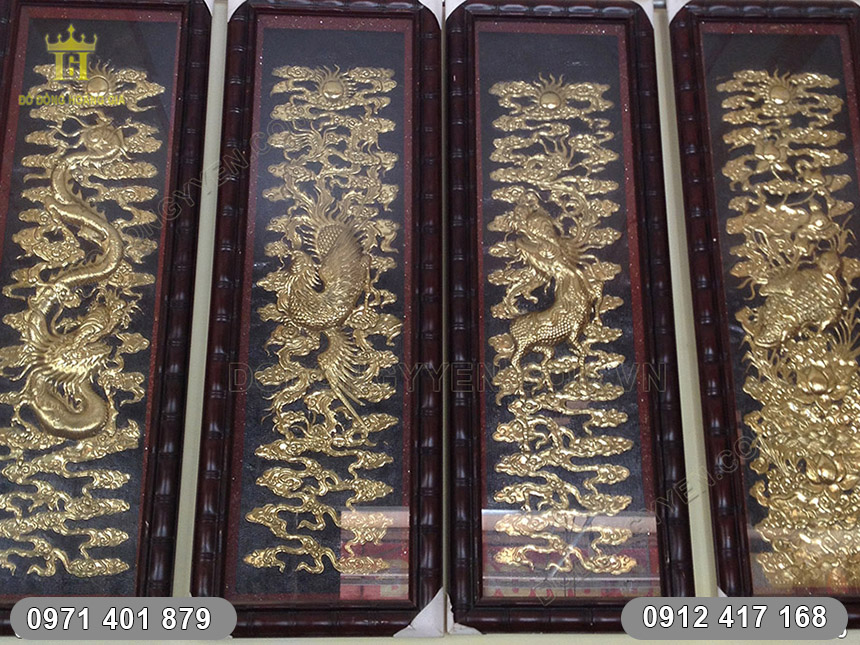 tranh đồng tứ linh