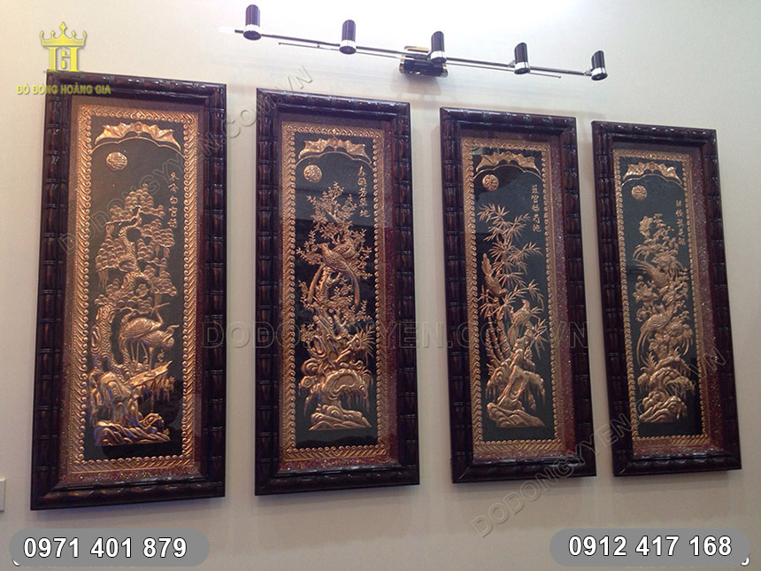 tranh đồng tứ qu&yacute;