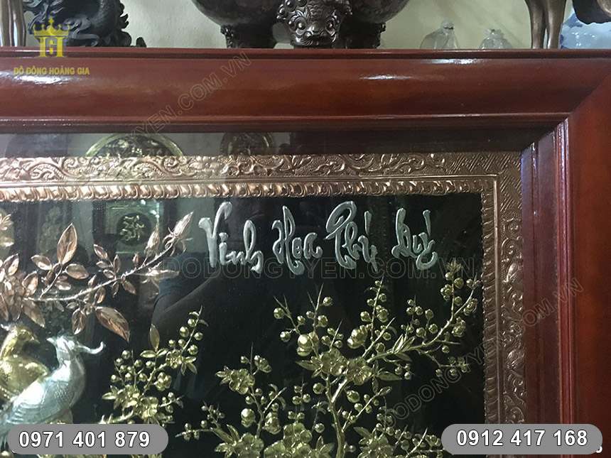 tranh đồng vinh hoa ph&uacute; qu&yacute;