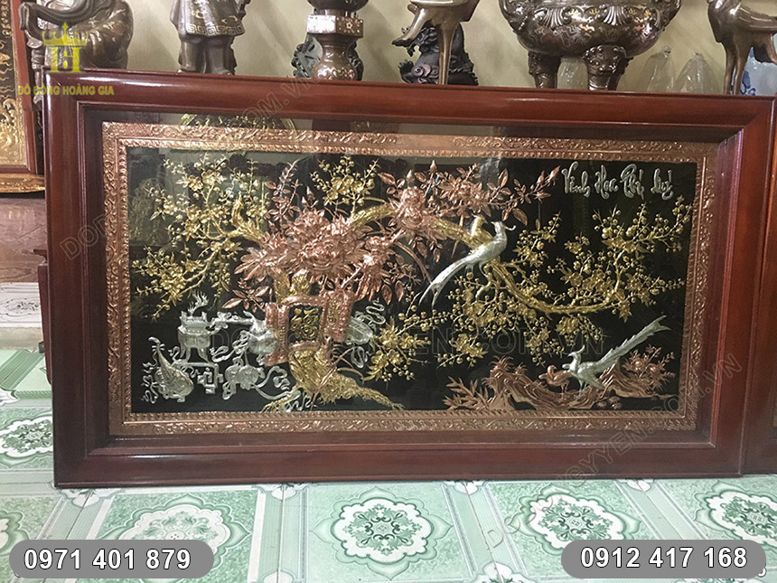 tranh đồng vinh hoa ph&uacute; qu&yacute;