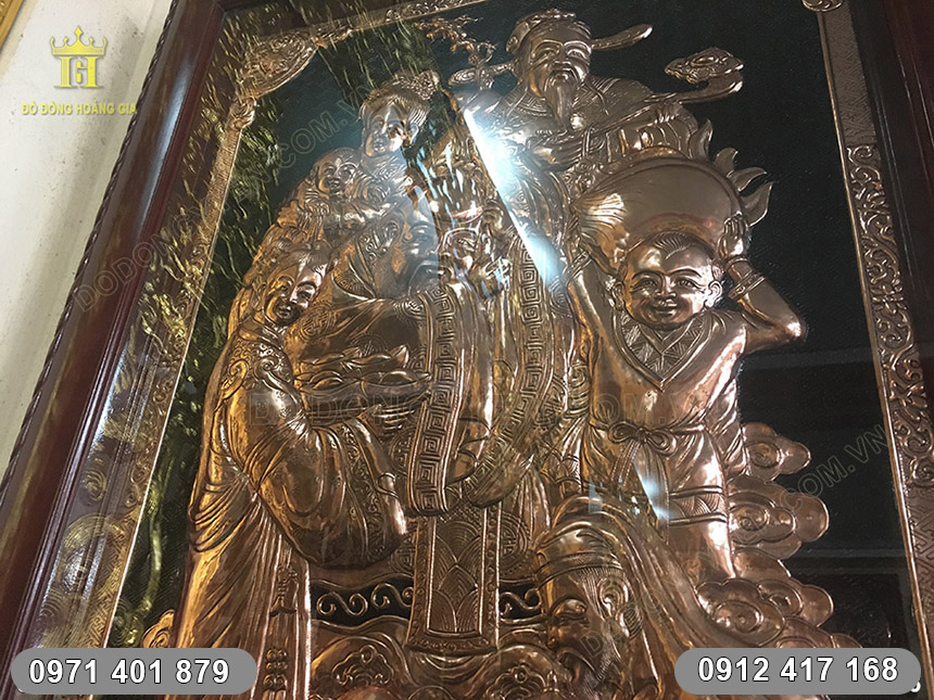 tranh ph&uacute; qu&yacute; c&aacute;t tường