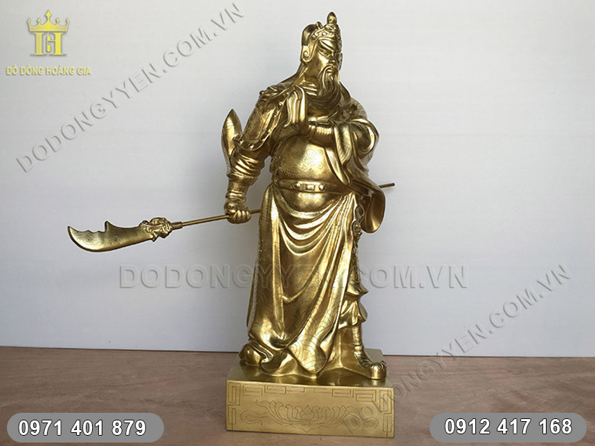 tượng quan v&acirc;n trường bằng đồng 1