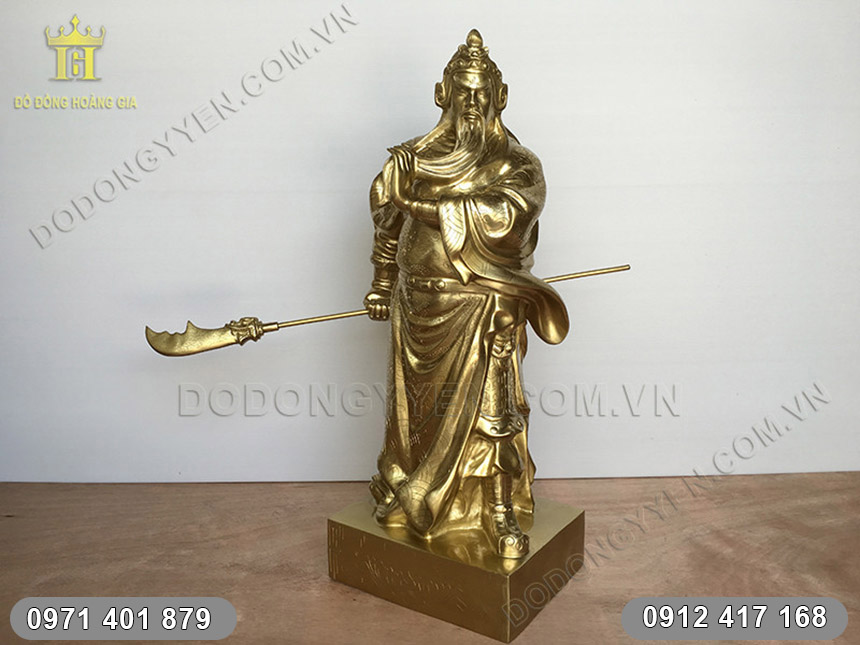 tượng quan v&acirc;n trường bằng đồng