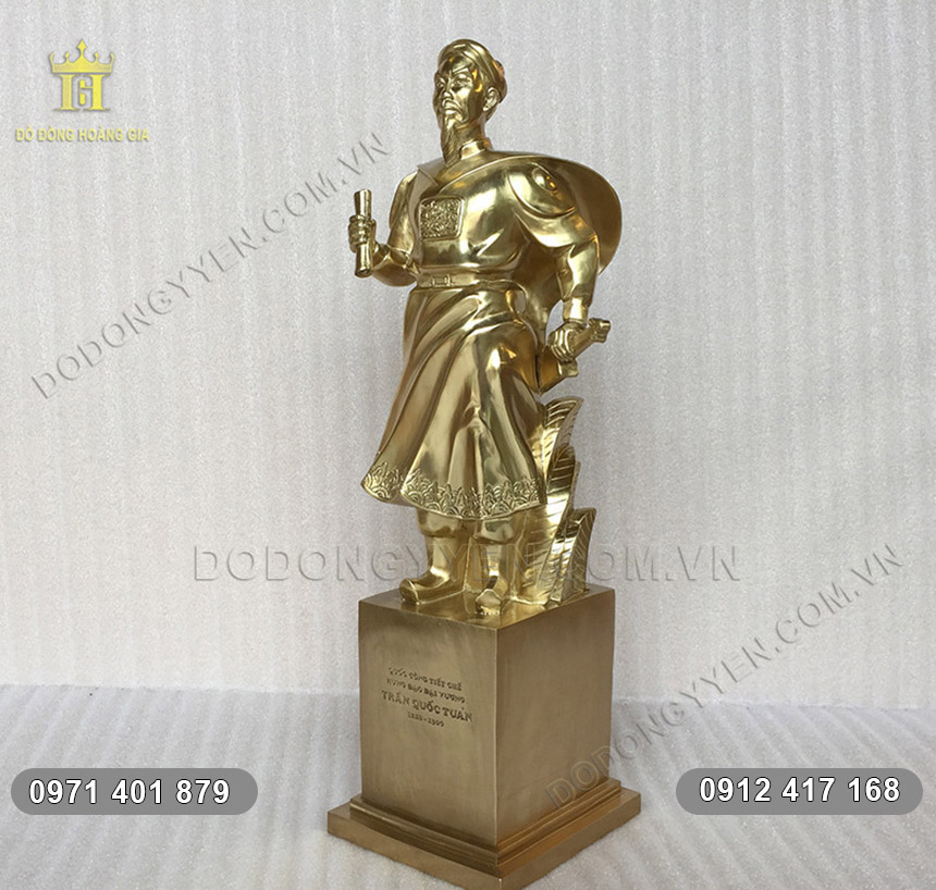 tượng trần hưng đạo đồng thau tượng trần hưng đạo đồng thau