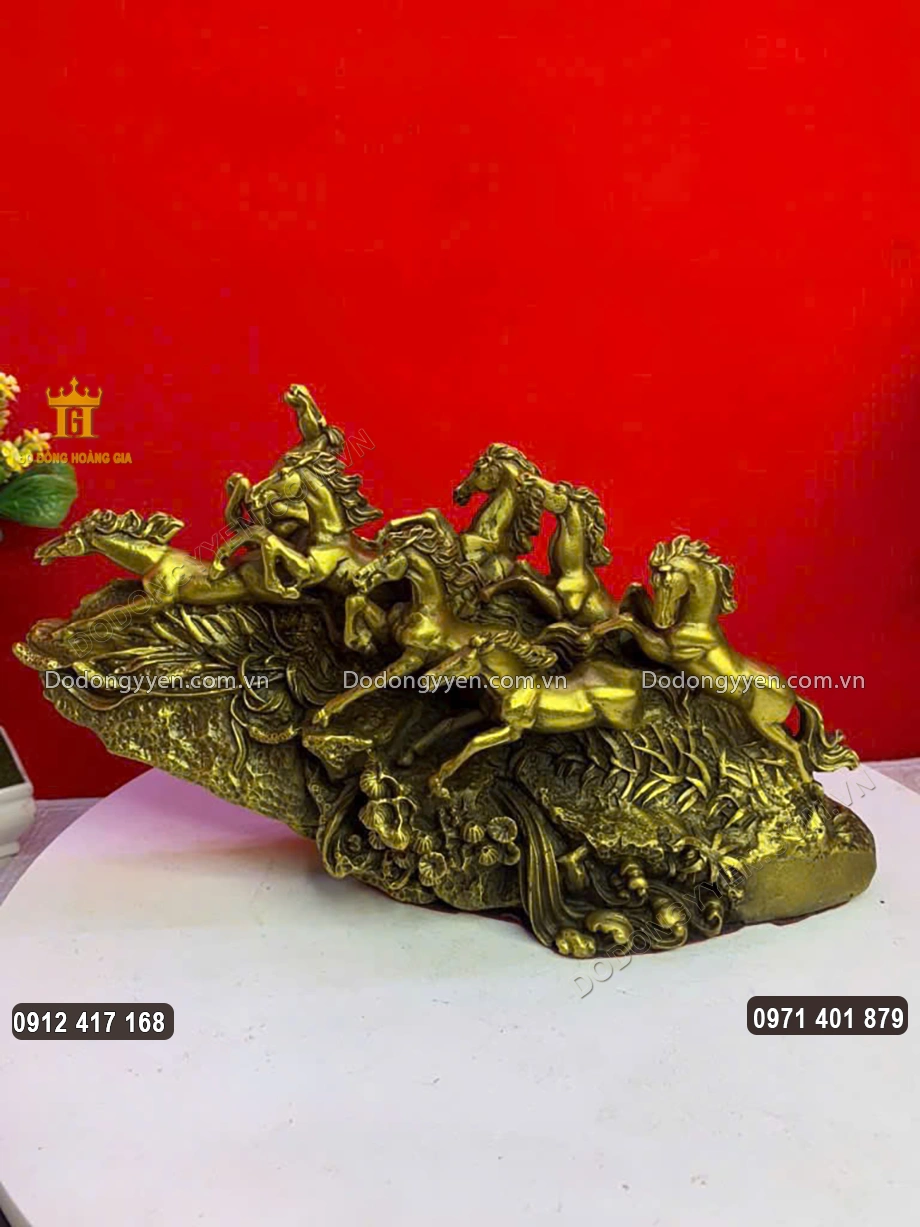 Tượng B&aacute;t M&atilde; Phi Thi&ecirc;n Bằng Đồng V&agrave;ng