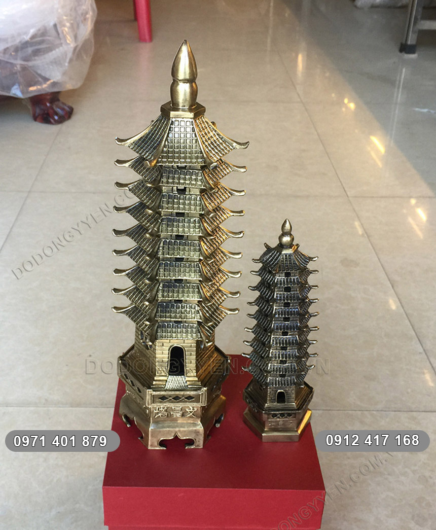 th&aacute;p Văn Xương bằng đồng